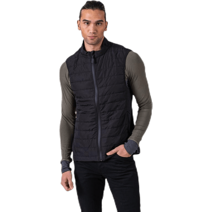 Gilet trapuntato Alexi nero