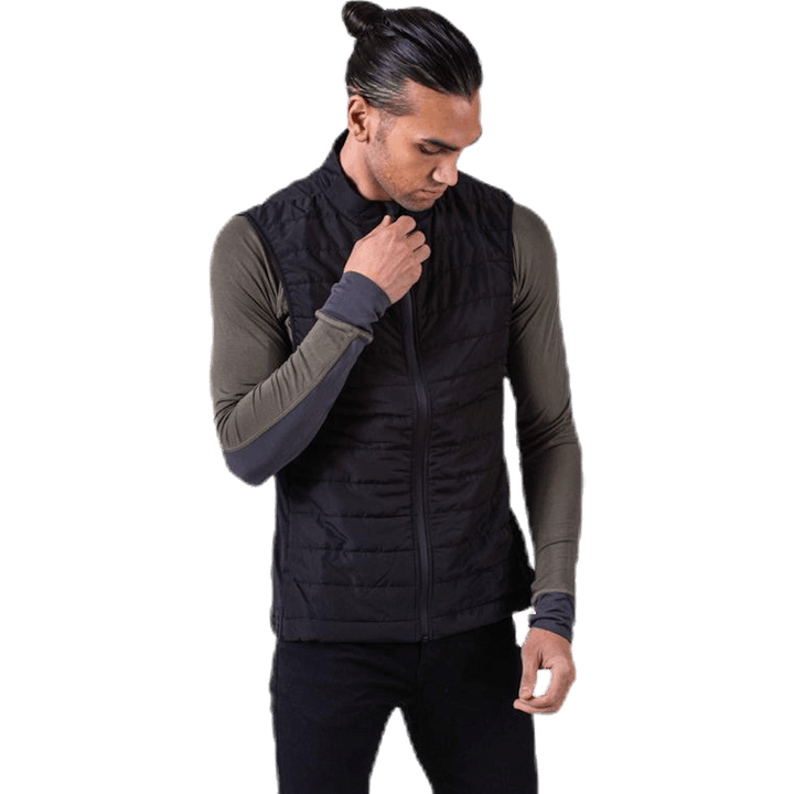 Gilet trapuntato Alexi nero