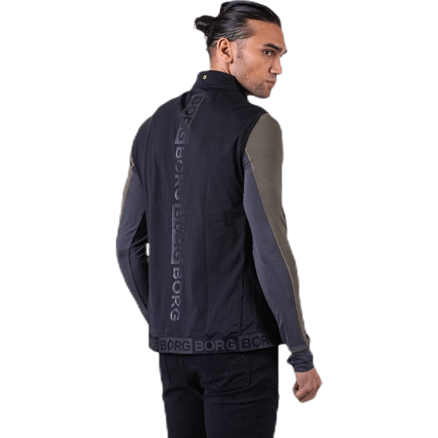 Gilet trapuntato Alexi nero