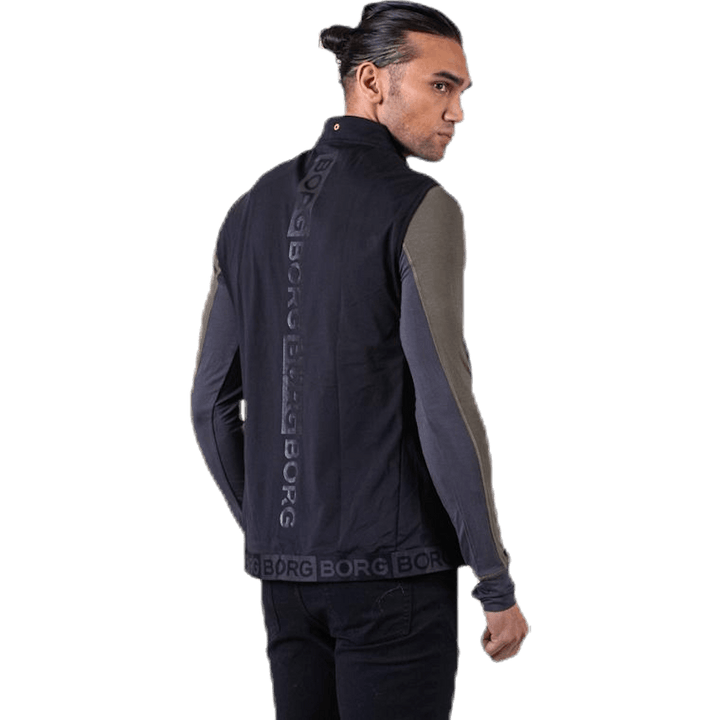 Gilet trapuntato Alexi nero