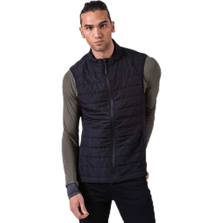 Gilet trapuntato Alexi nero