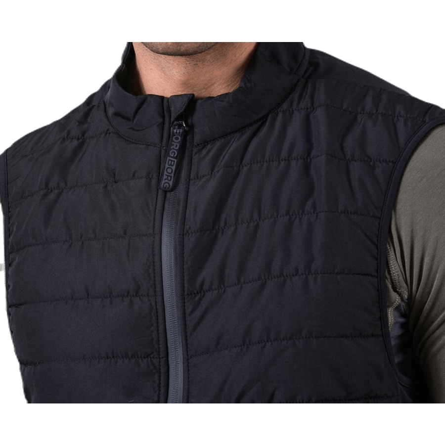 Gilet trapuntato Alexi nero