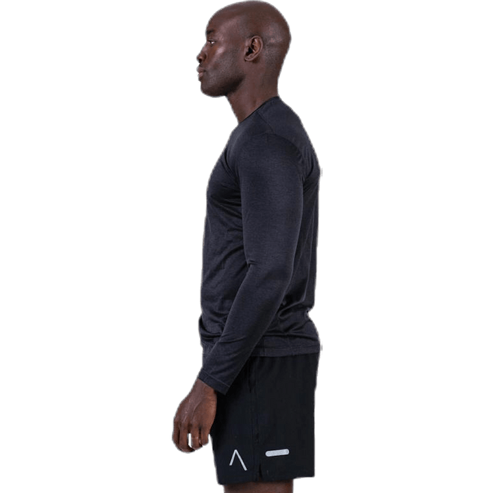 Axton LS Perf Tee Schwarz