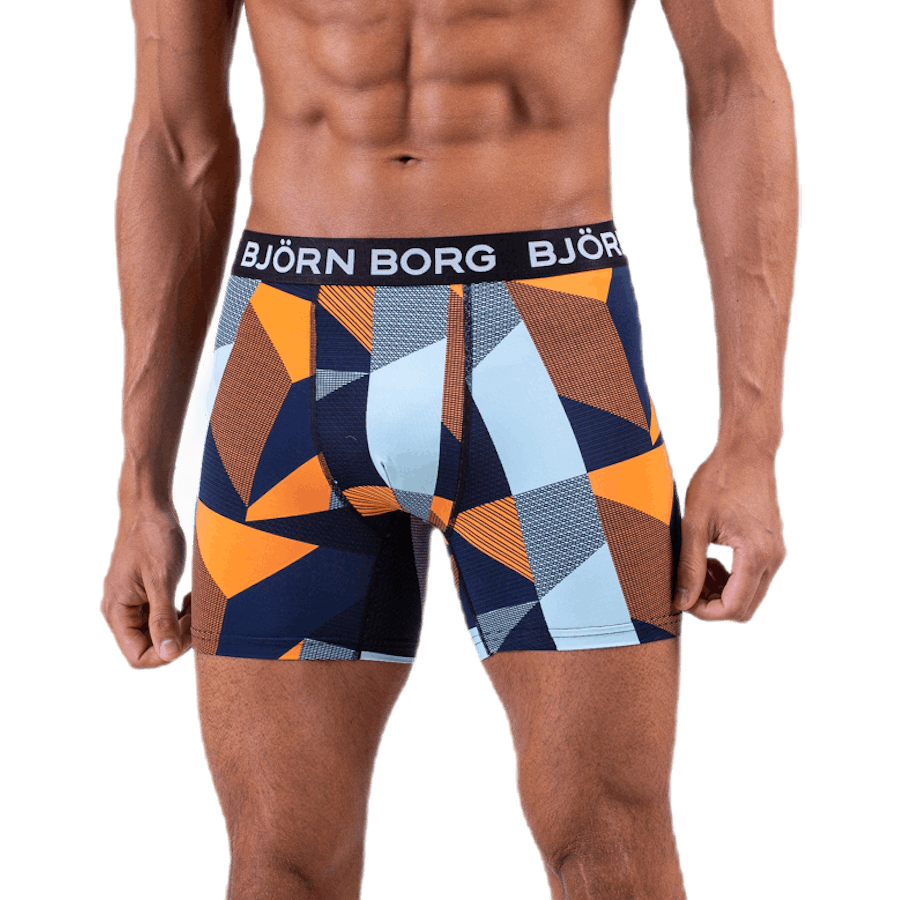 Per Texture Block Shorts Patterned