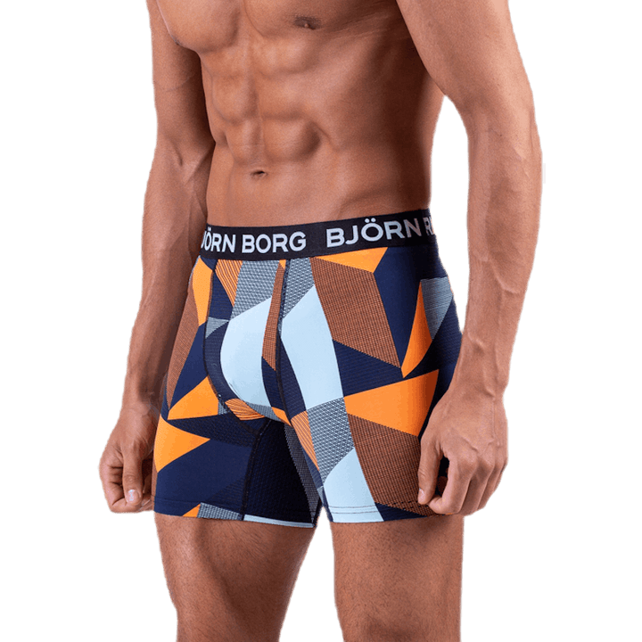 Per Texture Block Shorts Patterned