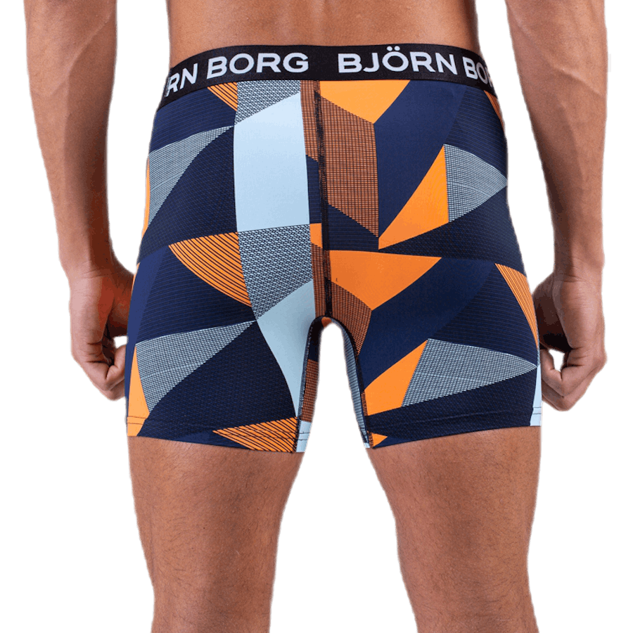 Per Texture Block Shorts Patterned