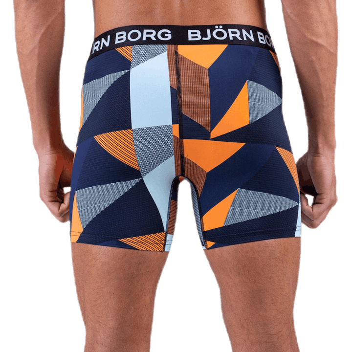 Per Texture Block Shorts Patterned