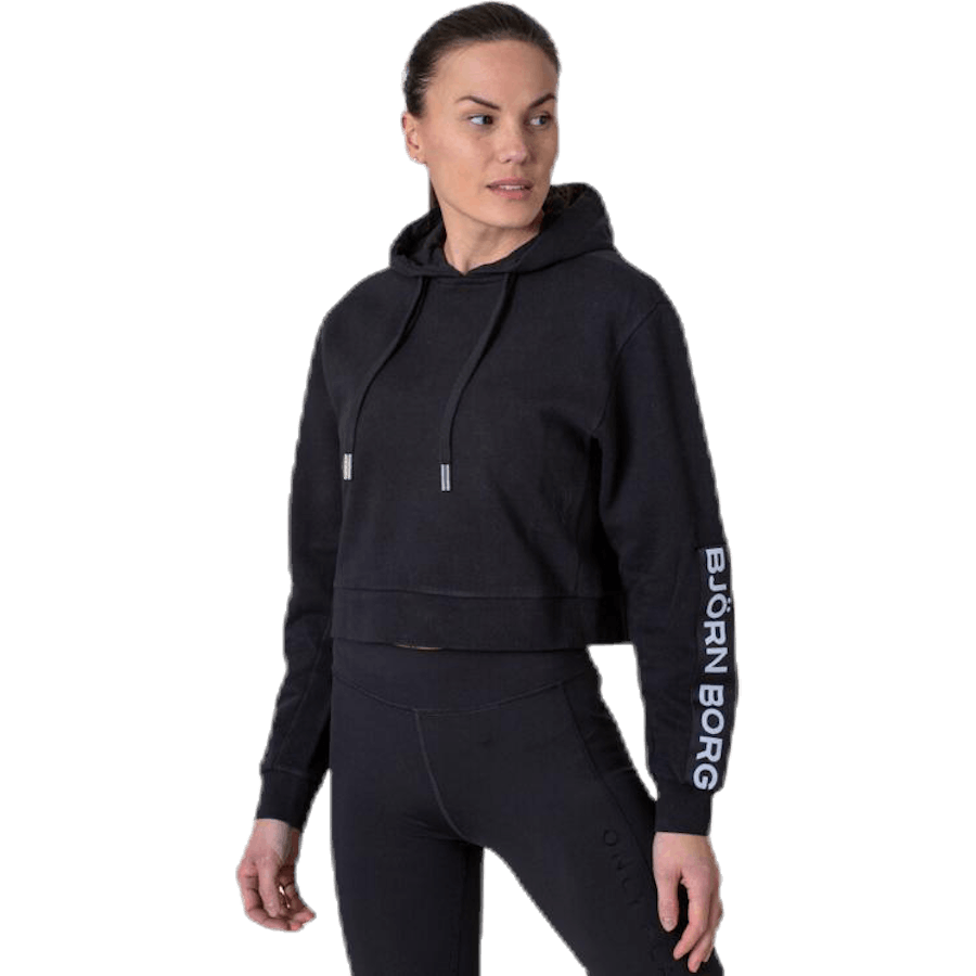 B Sport Cropped Hood Black