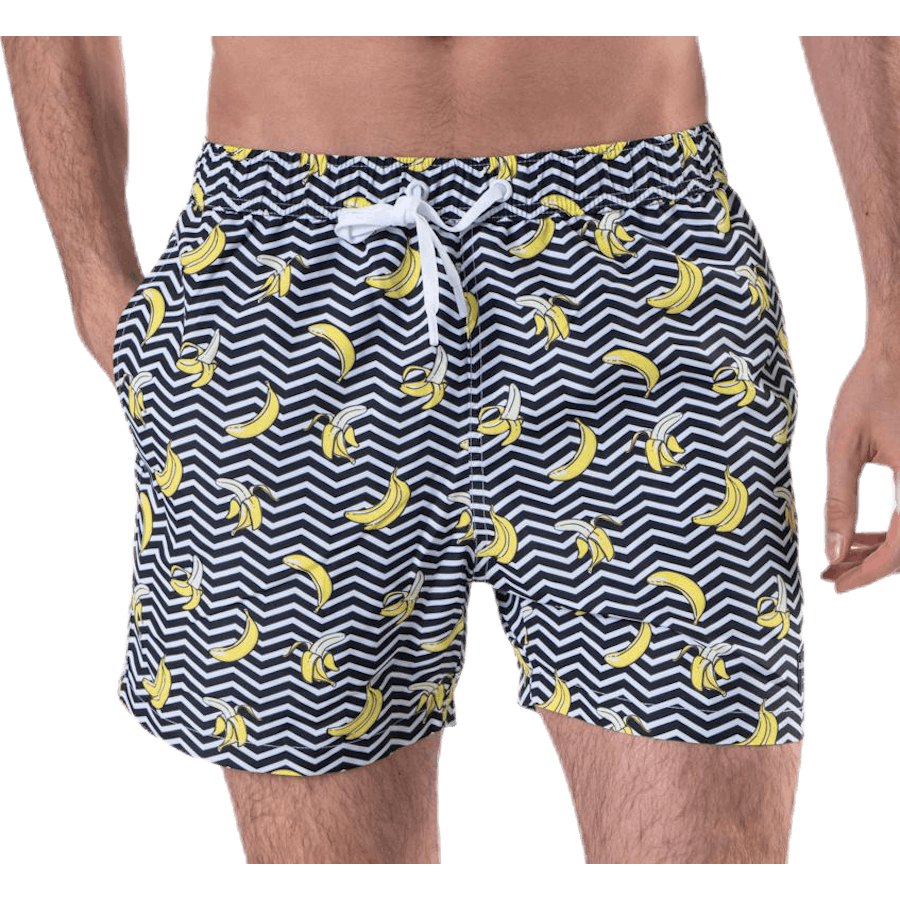 Sylvester Loose Shorts Black/Yellow