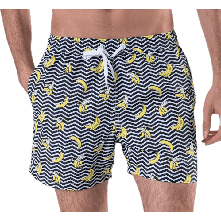 Sylvester Loose Shorts Black/Yellow