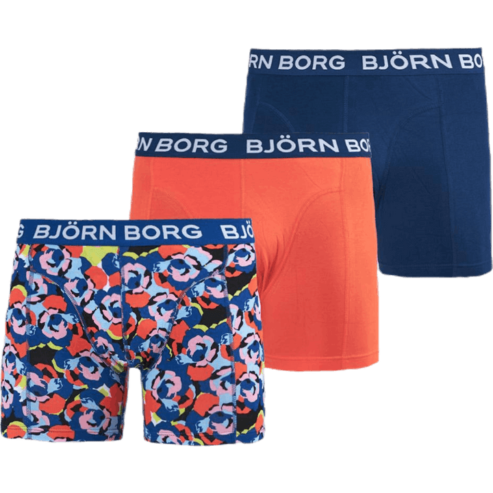 Shorts Sammy Camo Rose 3-pack Orange/Black