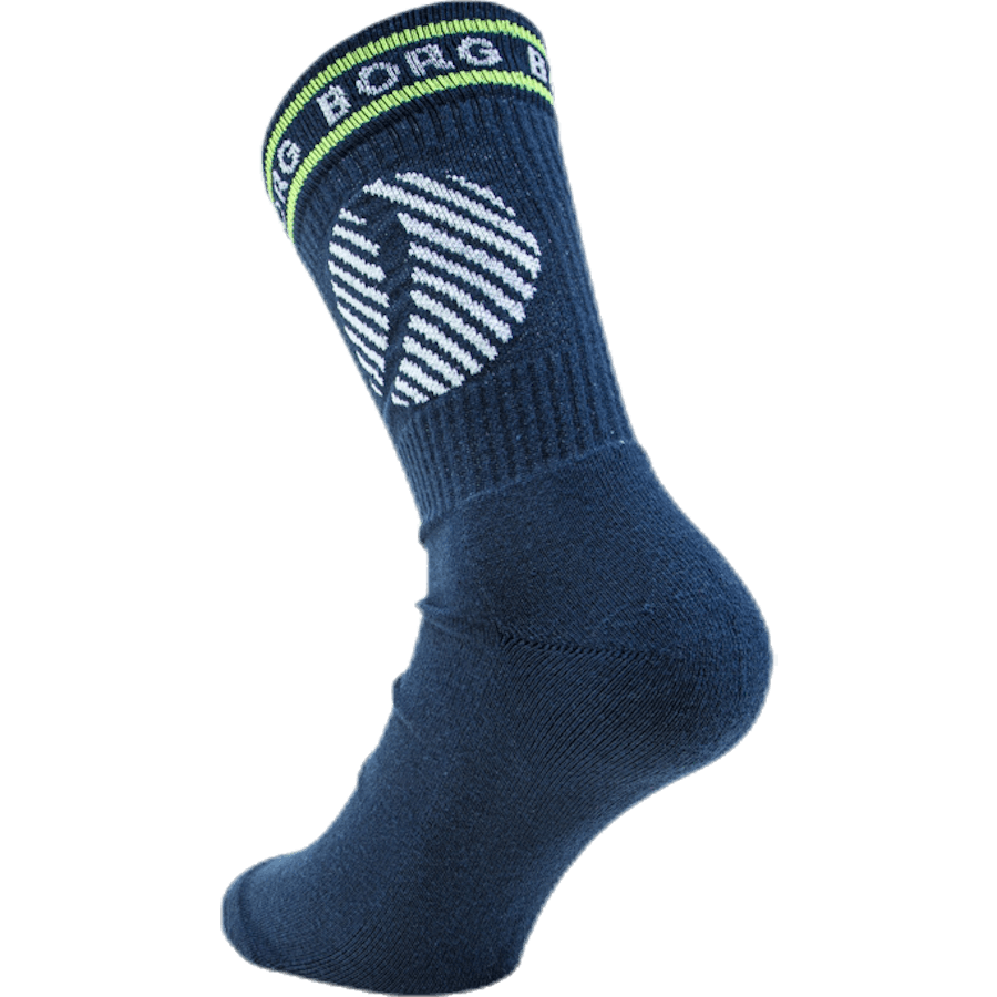 Knöchel Crew Socke Blau