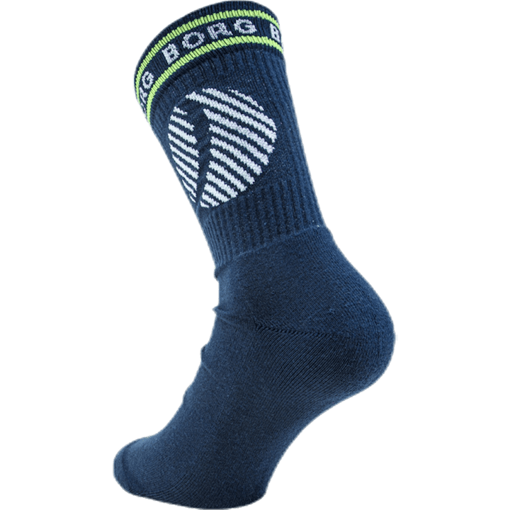 Knöchel Crew Socke Blau