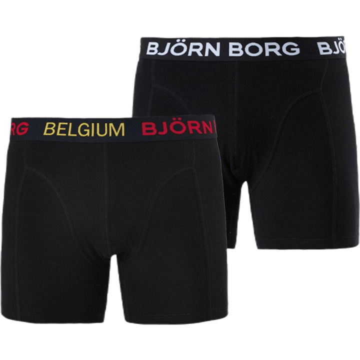 Shorts Sammy Belgium 2-pack Black