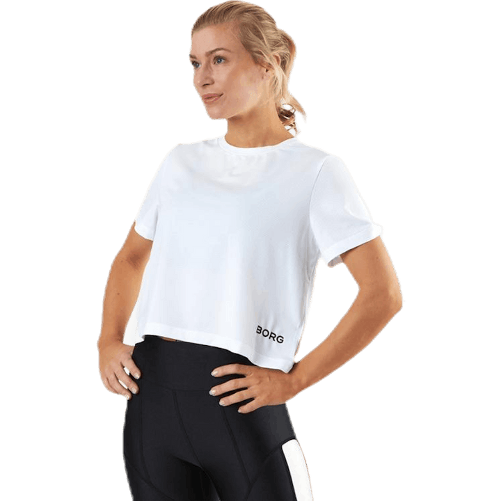 Tee cropped Cate Bianco