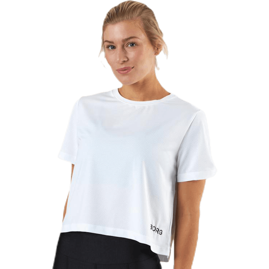 Tee cropped Cate Bianco