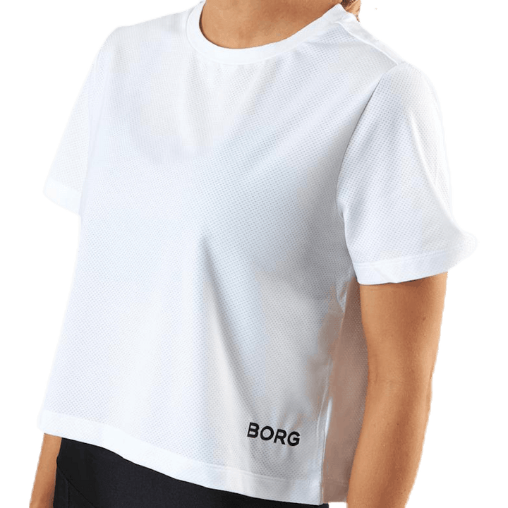 Tee cropped Cate Bianco