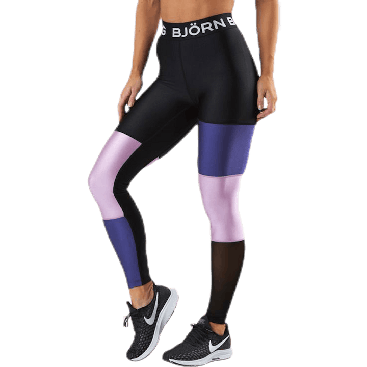 Cendall Blocked Tights Blue