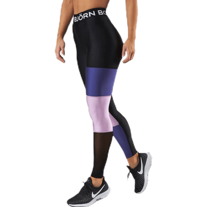 Cendall Blocked Tights Blue