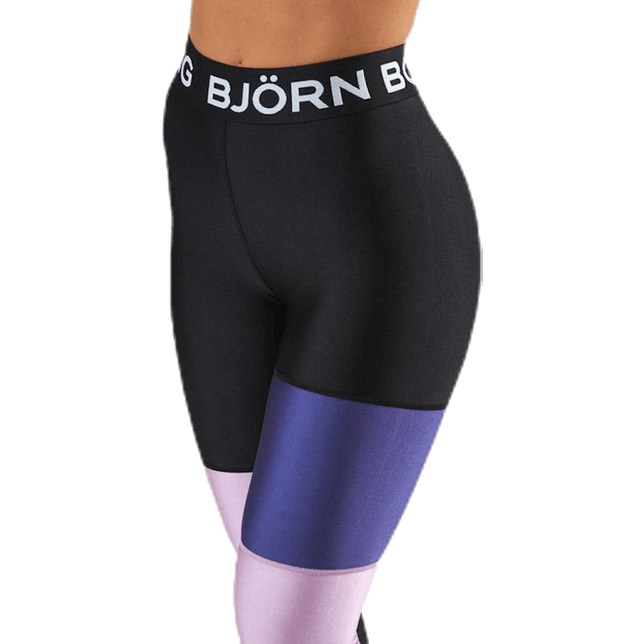 Cendall Blocked Tights Blue