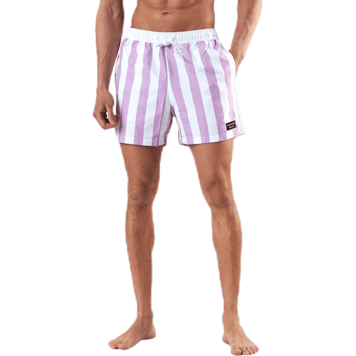Sylvester Loose Shorts Pink/White
