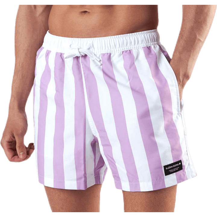Sylvester Loose Shorts Pink/White