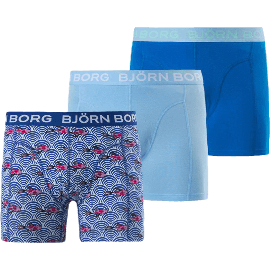 Koi Wave Sammy Shorts 3-Pack Blue