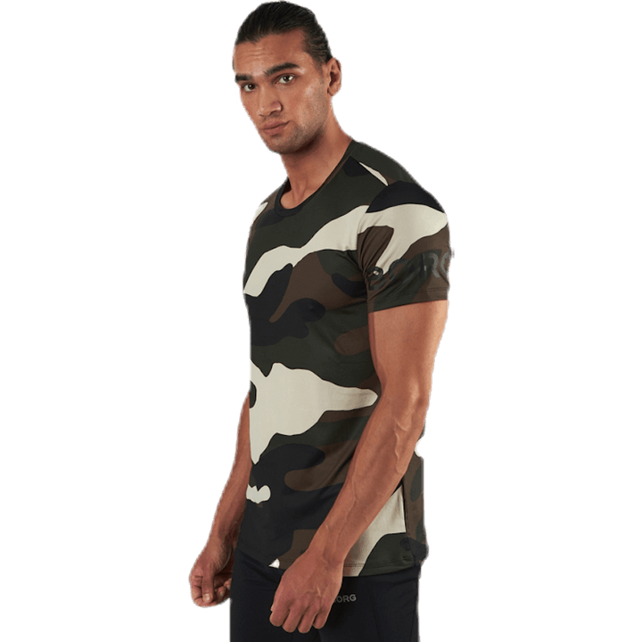 T-shirt Borg à motifs