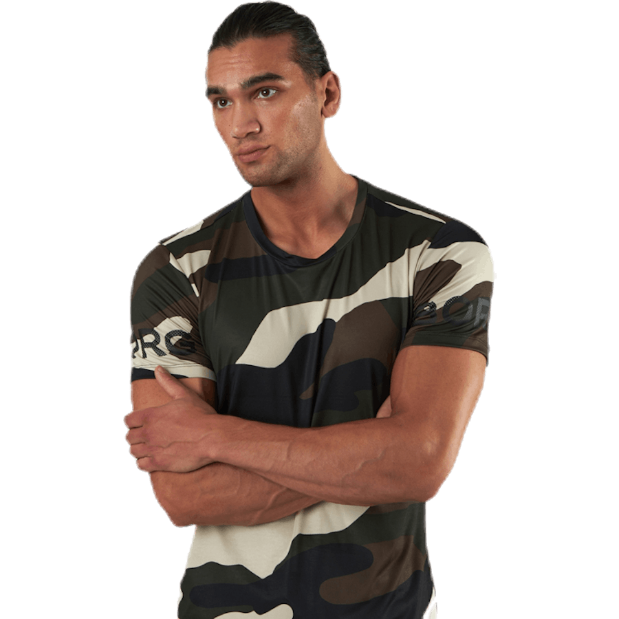 T-shirt Borg à motifs