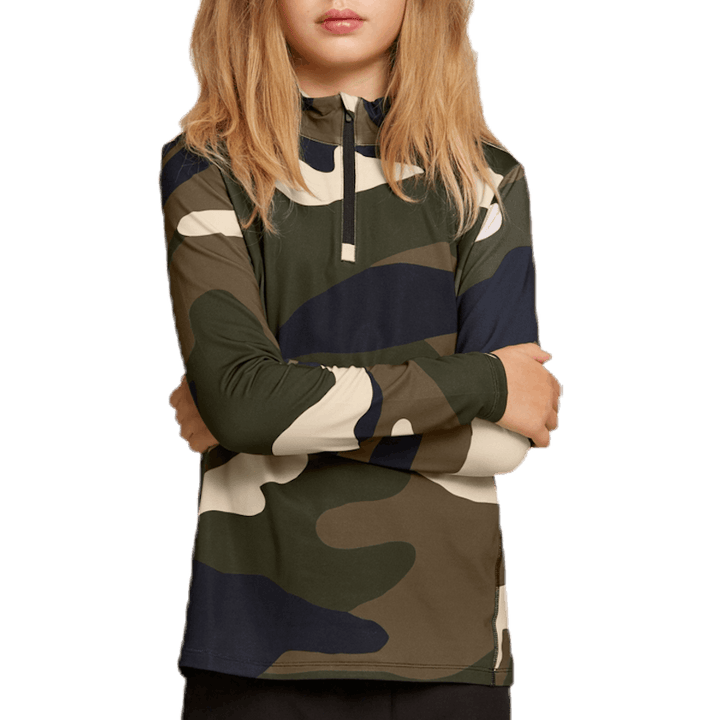 Harald Midlayer Half Zip Junior Patterned