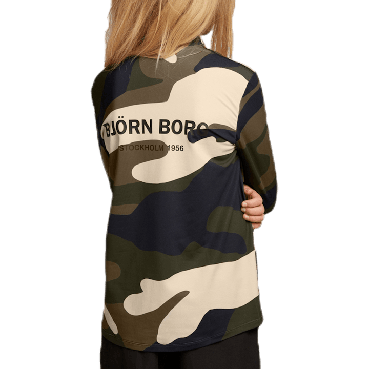 Harald Midlayer Half Zip Junior Patterned
