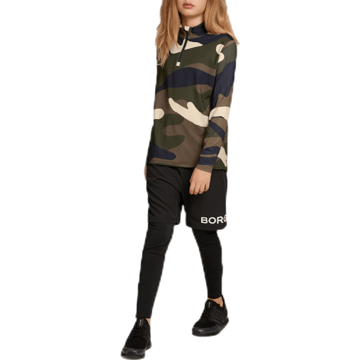 Harald Midlayer Half Zip Junior Patterned