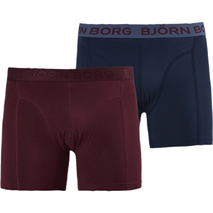 Sammy Solid Shorts 2-Pack Blue/Red