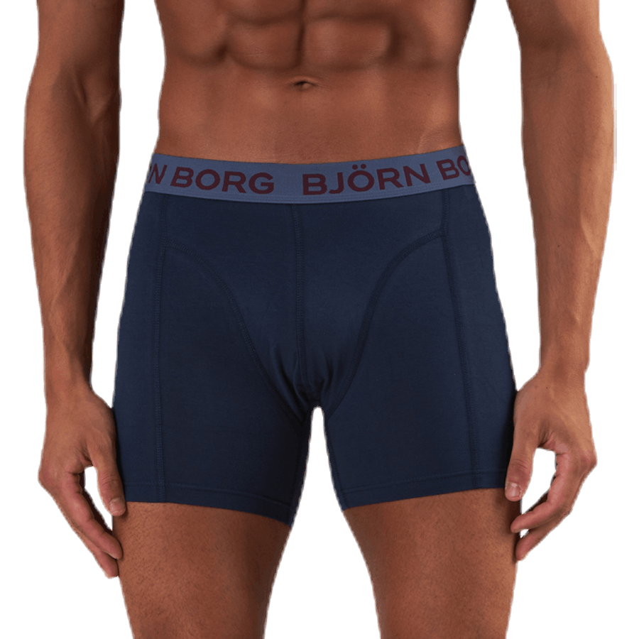 Sammy Solid Shorts 2-Pack Blue/Red