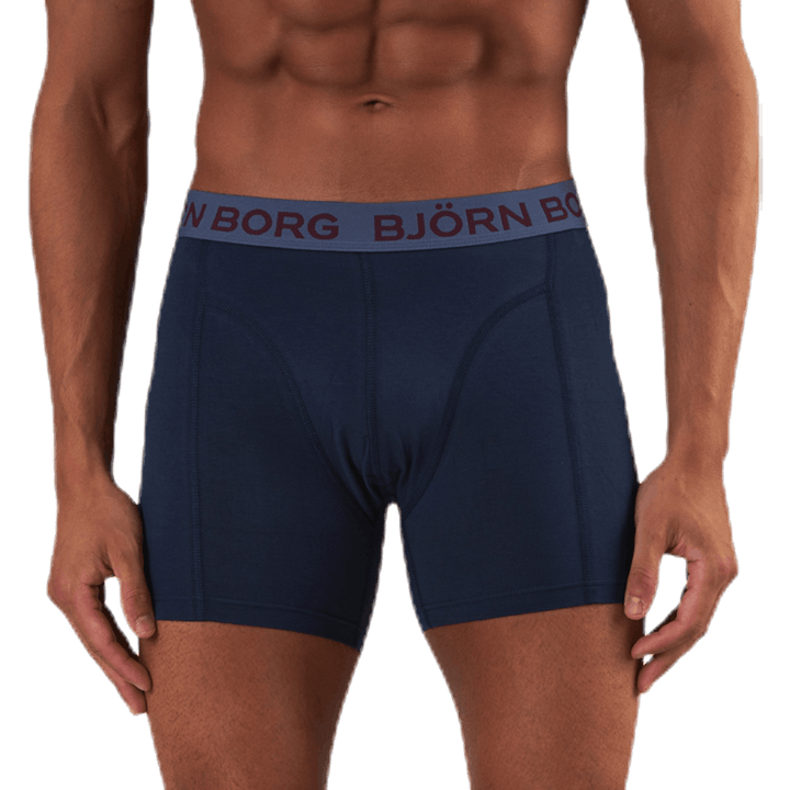 Sammy Solid Shorts 2-Pack Blue/Red