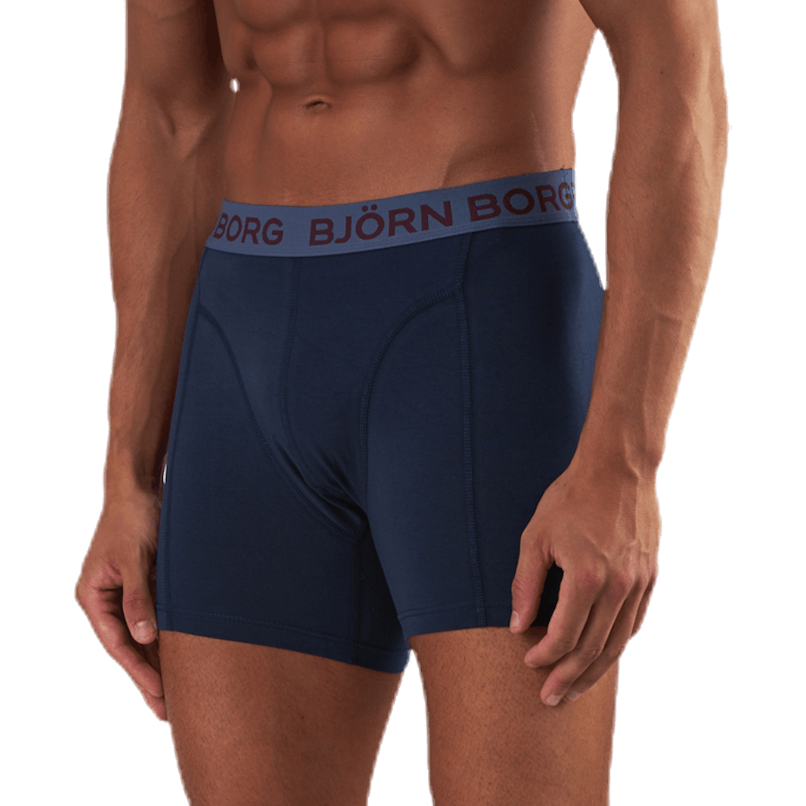 Sammy Solid Shorts 2-Pack Blue/Red