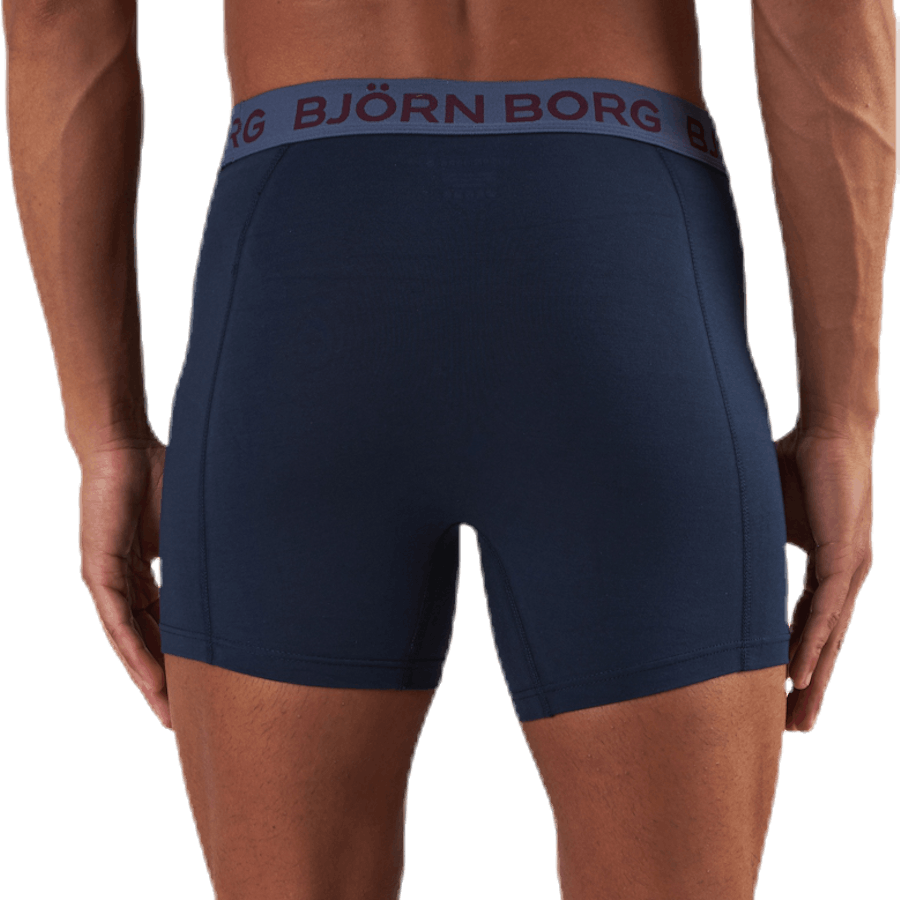 Sammy Solid Shorts 2-Pack Blue/Red