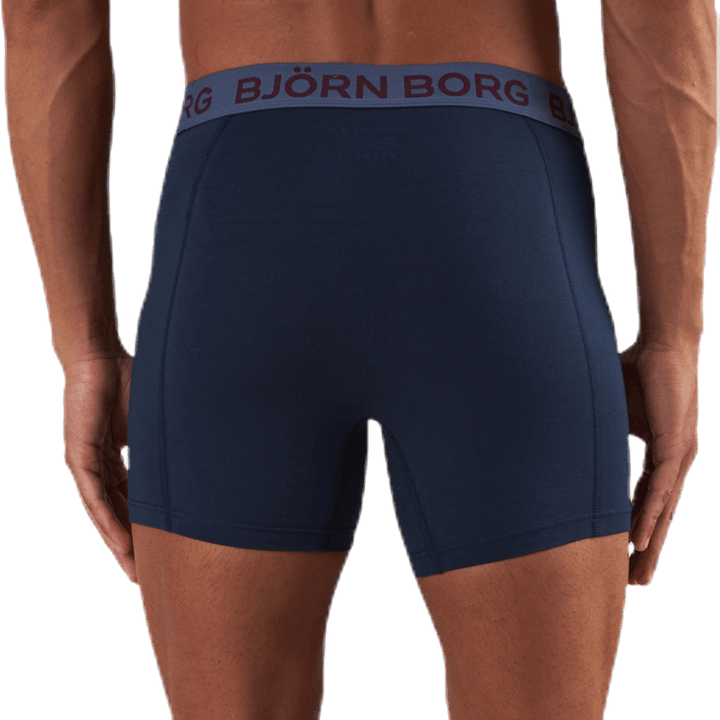 Sammy Solid Shorts 2-Pack Blue/Red
