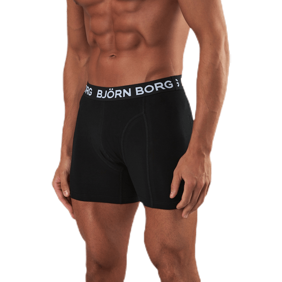 Sammy Solid Shorts 3-Pack Blue/Red