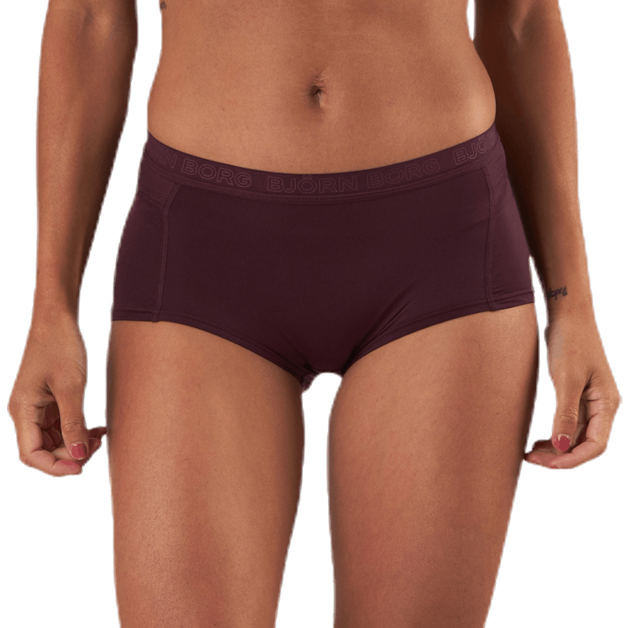 Maia Solid Minishorts 2-Pack Red