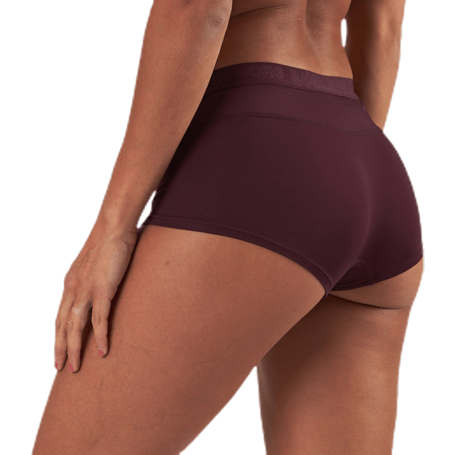 Maia Solid Minishorts 2-Pack Red