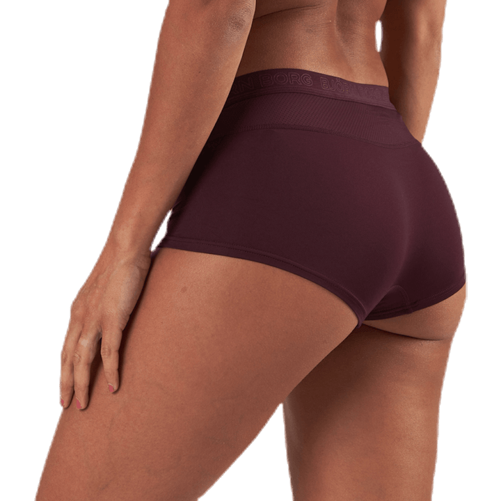 Maia Solid Minishorts 2-Pack Red