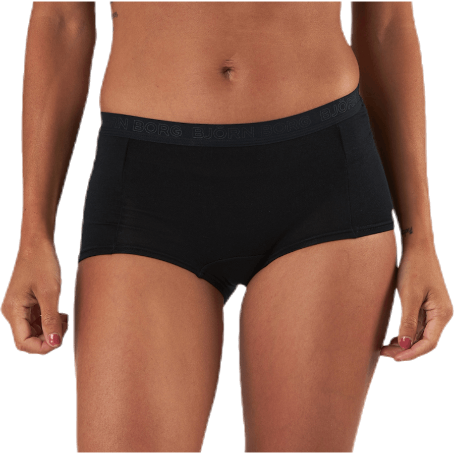Mia Tiger Minishorts 2-Pack Black