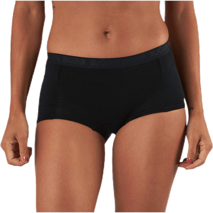 Mia Tiger Minishorts 2-Pack Black