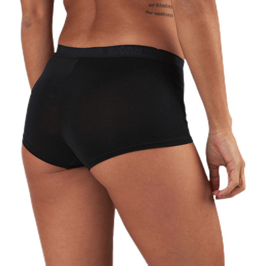 Mia Tiger Minishorts 2-Pack Black