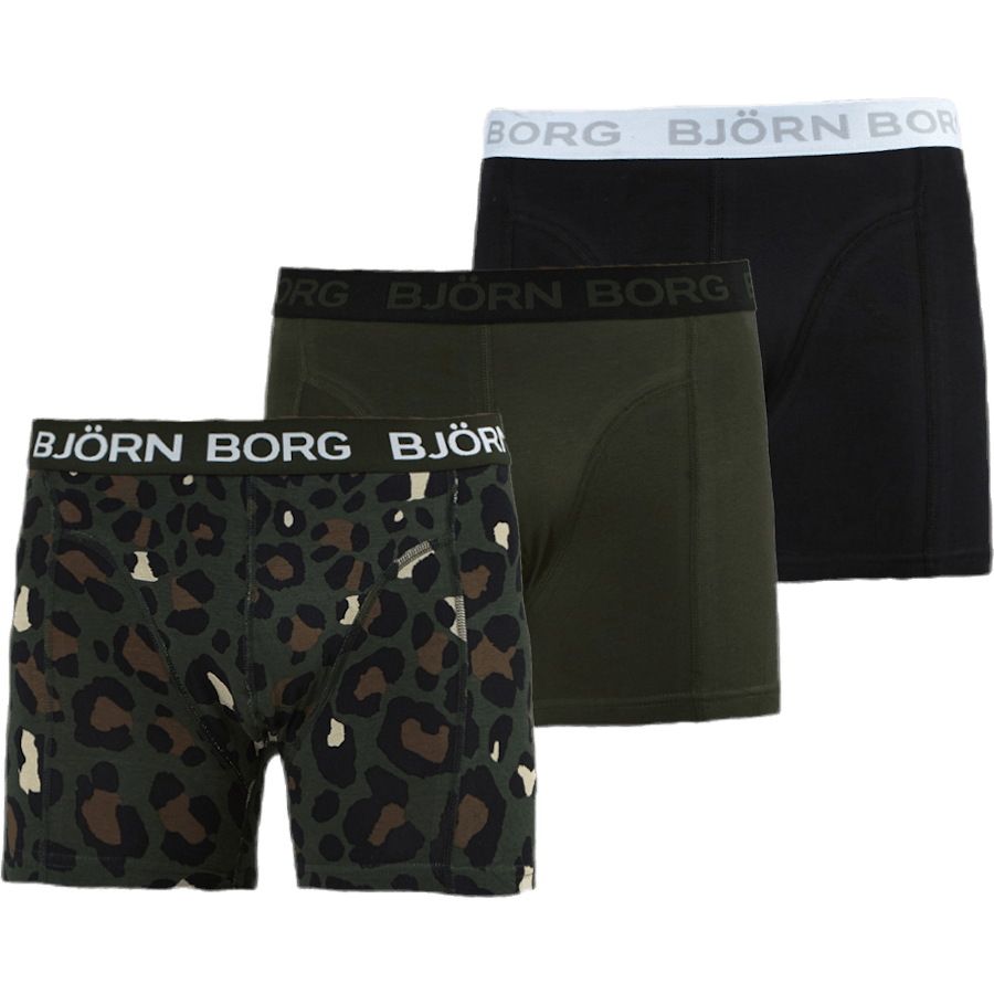 Sammy Gigant Leo Shorts 3-Pack Black/Grey