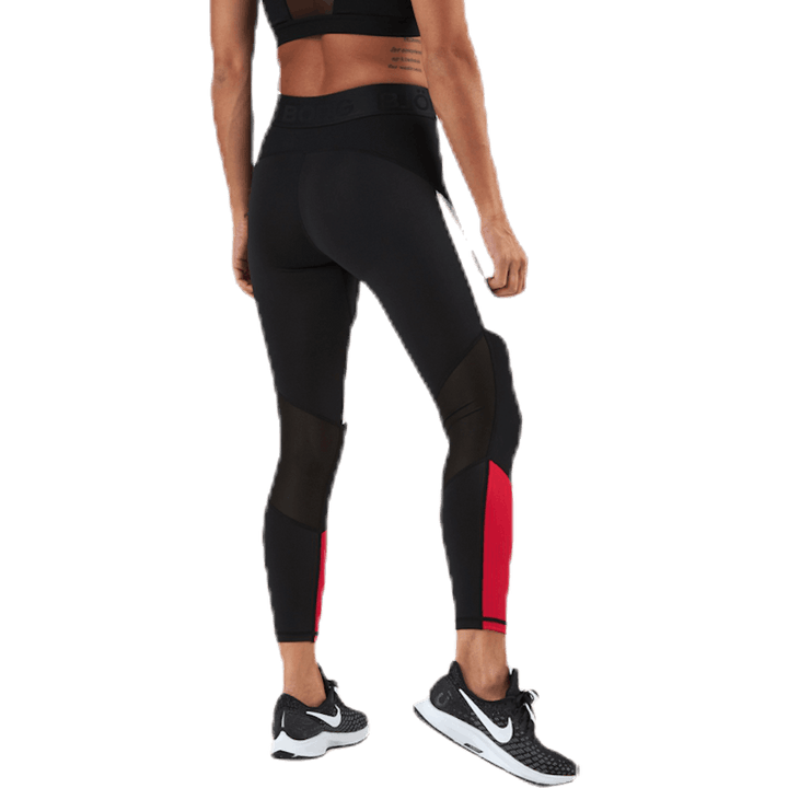 Cadence Blocked Tights Red