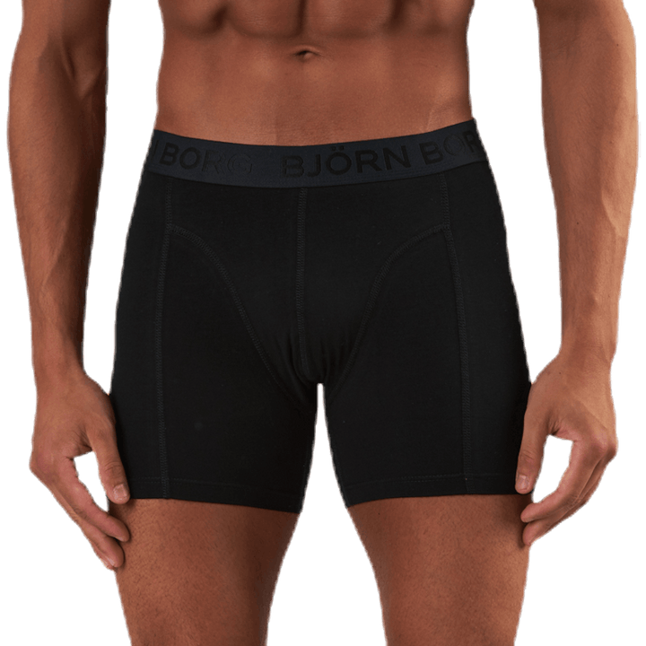 Sammy Solid Shorts 2-Pack White/Black