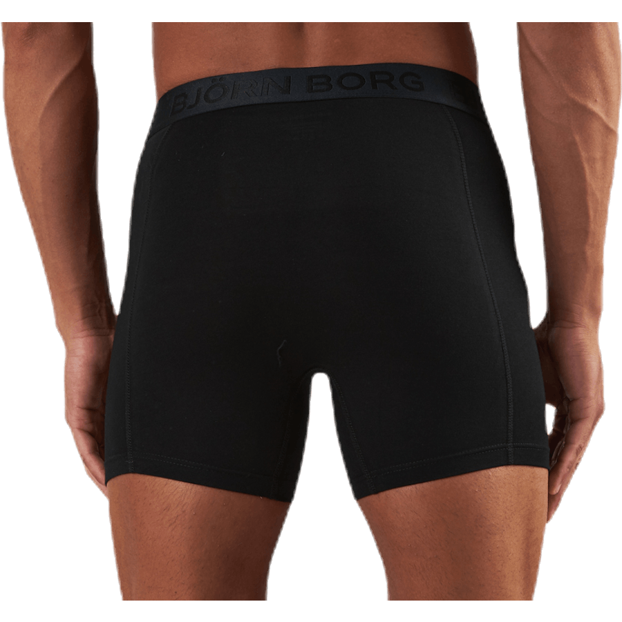 Sammy Solid Shorts 2-Pack White/Black