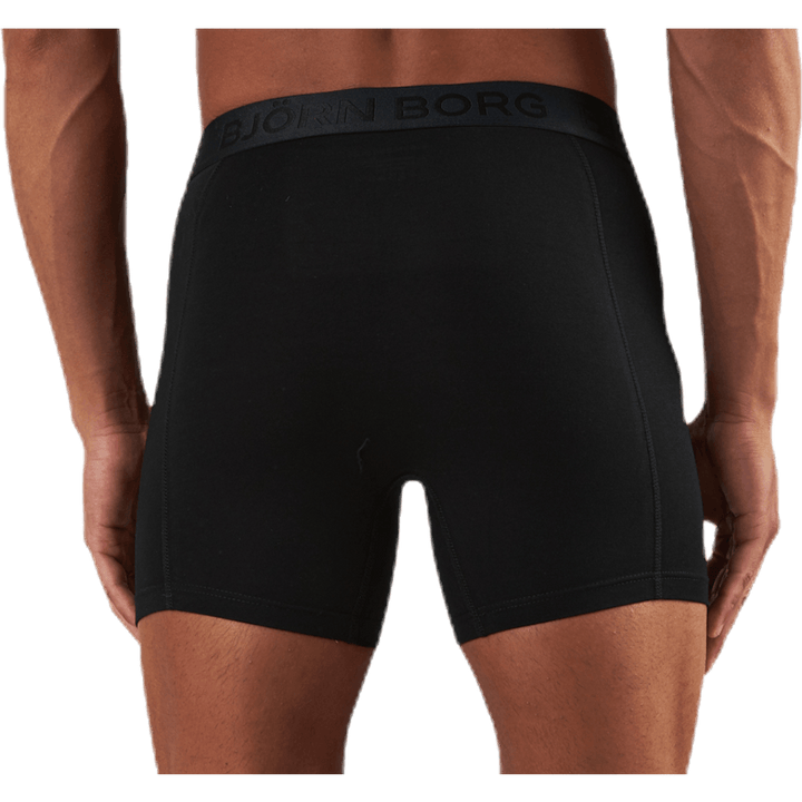 Sammy Solid Shorts 2-Pack White/Black